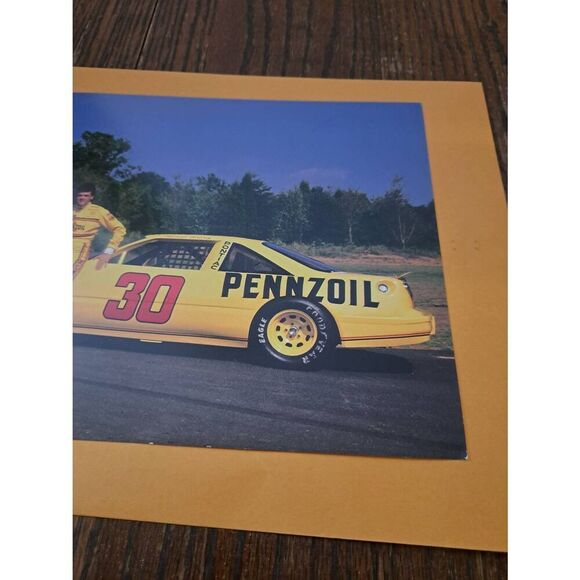 Vintage Michael Waltrip Pennzoil 30 Driver Card Bahari Racing NASCAR Winston Cup - Picture 2 of 3